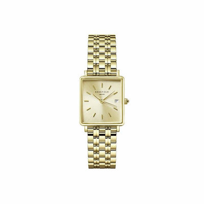 Argos Rosefield Boxy XS Ladies Gold Tone Bracelet Watch- Buy online at McGrocer