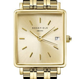 Rosefield Boxy XS gold bracelet watch 24mm, imported from the UK