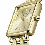 Rosefield Boxy XS gold bracelet watch 24mm, imported from the UK