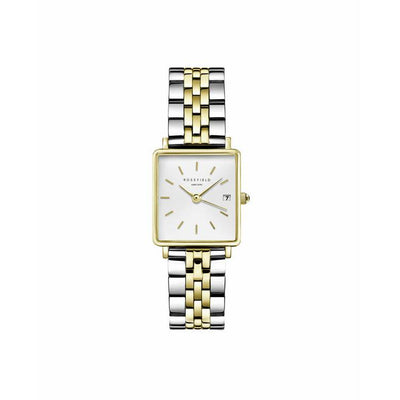 Argos Rosefield Boxy XS Ladies Duotone Steel Bracelet Watch- Buy online at McGrocer