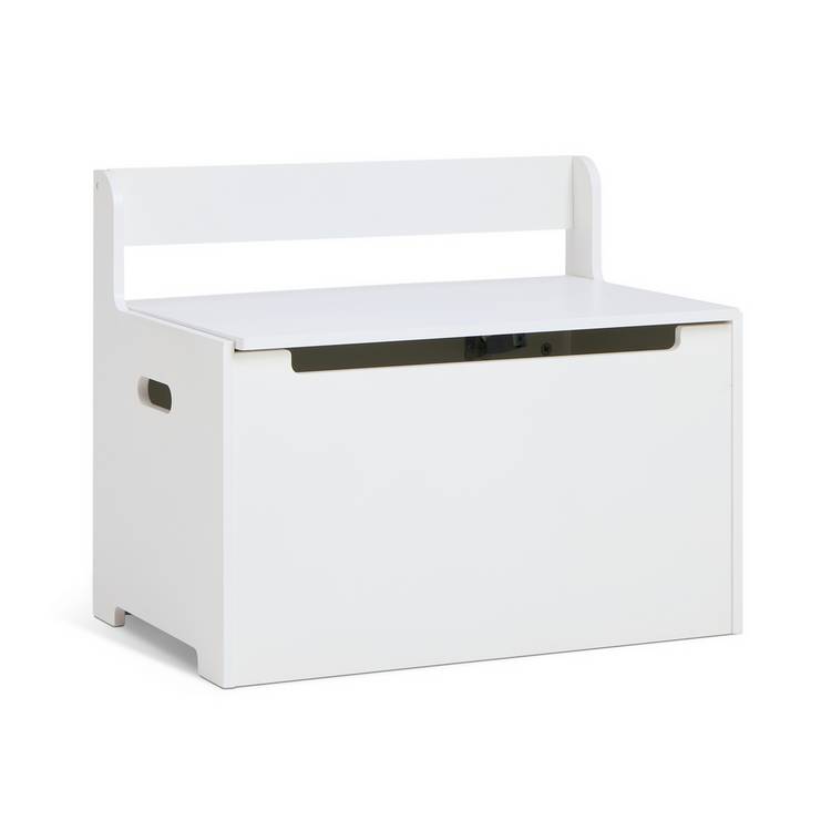 Habitat Joni toy box with back rest 80L - British product