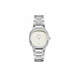 Rosefield Gaia ladies watch silver dial steel bracelet 30mm, UK version