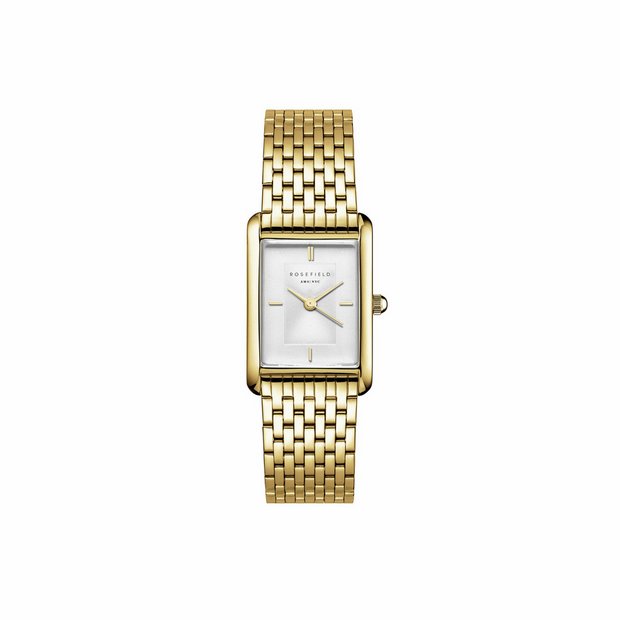 Rosefield Heirloom ladies watch gold bracelet, UK version