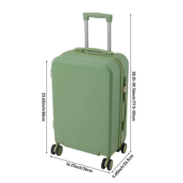 Livingandhome 21 Inch Suitcase with Combo Lock & USB Port