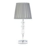 Argos Home Kilmore grey pleated table lamp - British product
