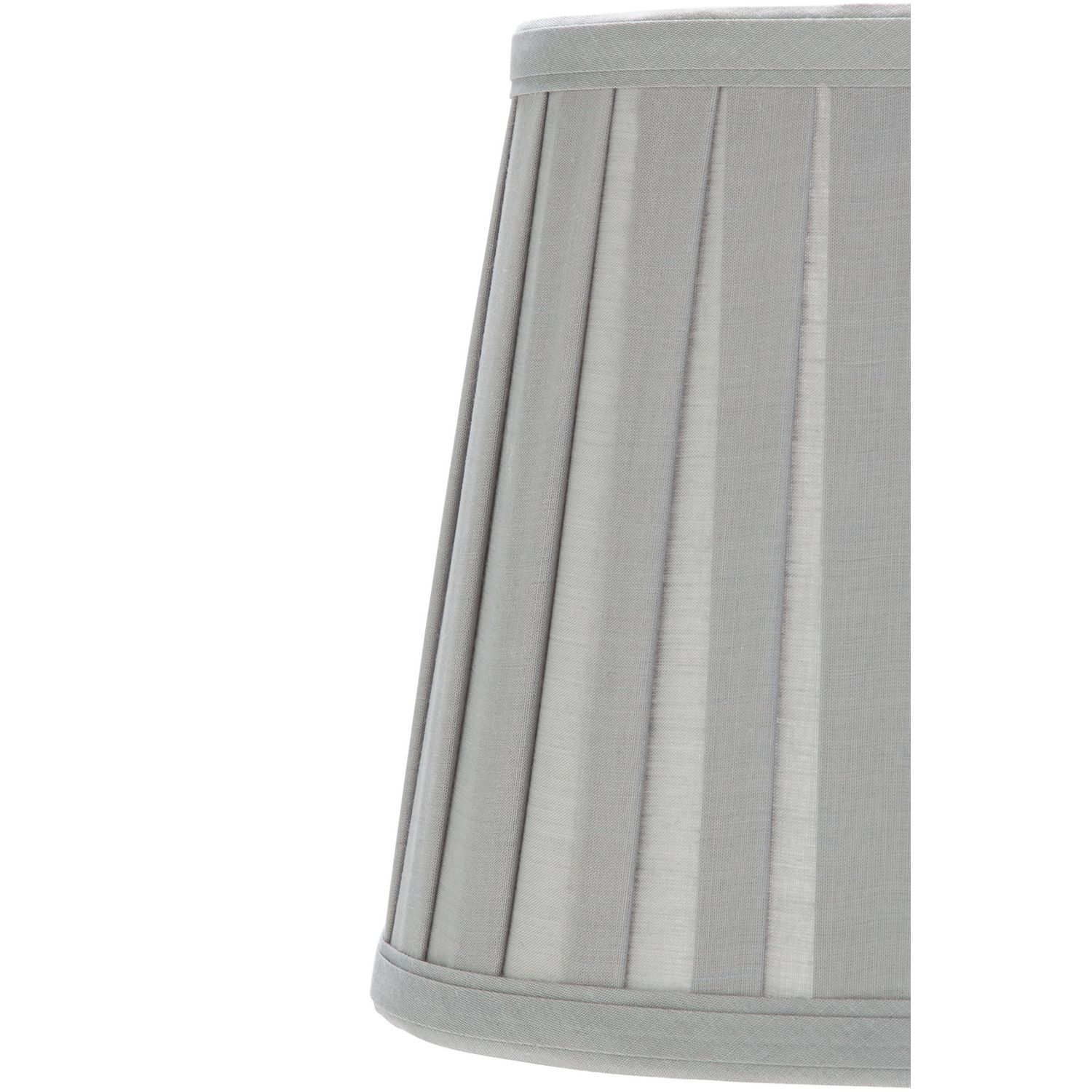 Argos Home Kilmore grey pleated table lamp - British product