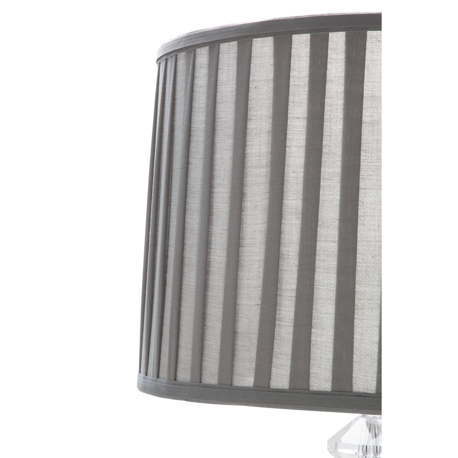 Argos Home Kilmore grey floor lamp with pleated shade, imported from the UK