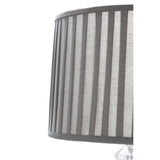 Argos Home Kilmore grey floor lamp with pleated shade, imported from the UK