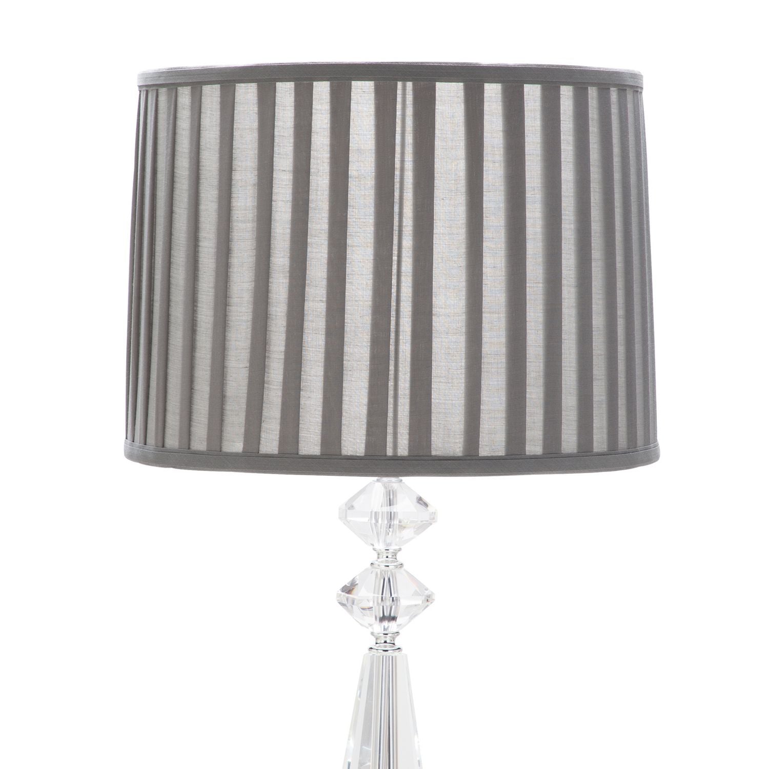 Argos Home Kilmore grey floor lamp with pleated shade, imported from the UK