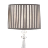 Argos Home Kilmore grey floor lamp with pleated shade, imported from the UK