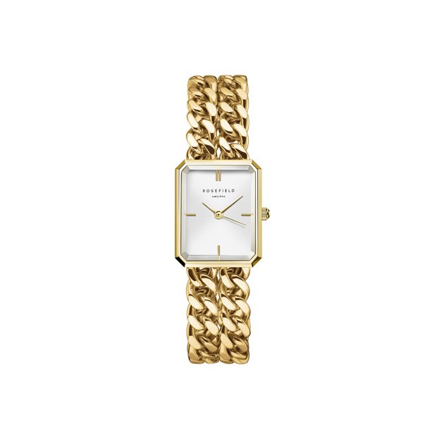 Rosefield ladies watch gold steel bracelet 24mm (British brand)