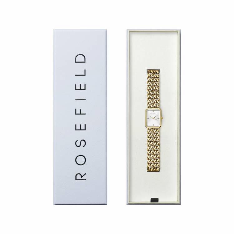 Rosefield ladies watch gold steel bracelet 24mm (British brand)