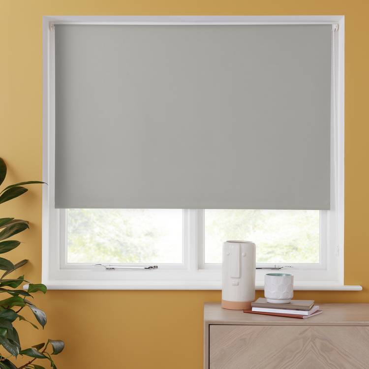 Argos Home blackout roller blind cloud grey 60cm - British product