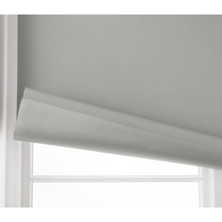 Argos Home blackout roller blind cloud grey 60cm - British product