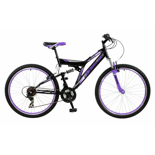 Boss Venom 26 inch mountain bike black purple, UK version