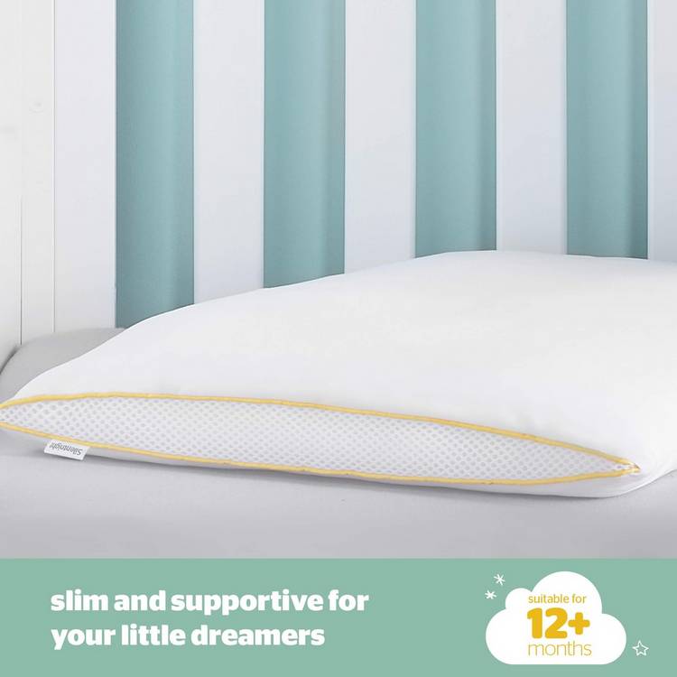 Silentnight breathable cot pillow 60x40cm (British brand)