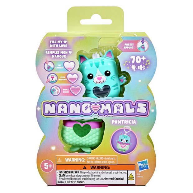 Nanomals blue kitty interactive pet playset - British product
