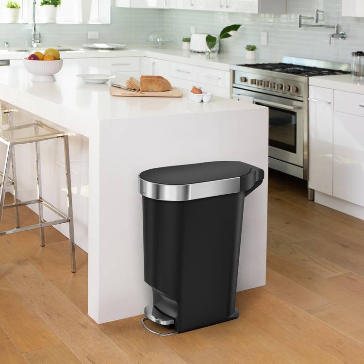 Simplehuman pedal bin black 40L (British brand)