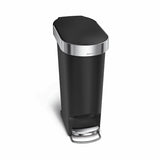 Simplehuman pedal bin black 40L (British brand)