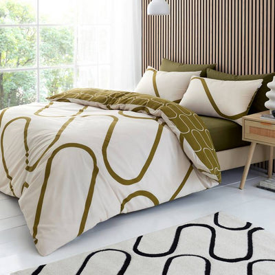 Argos Catherine Lansfield Linear Curve Bedding Set - Single- Buy online at McGrocer
