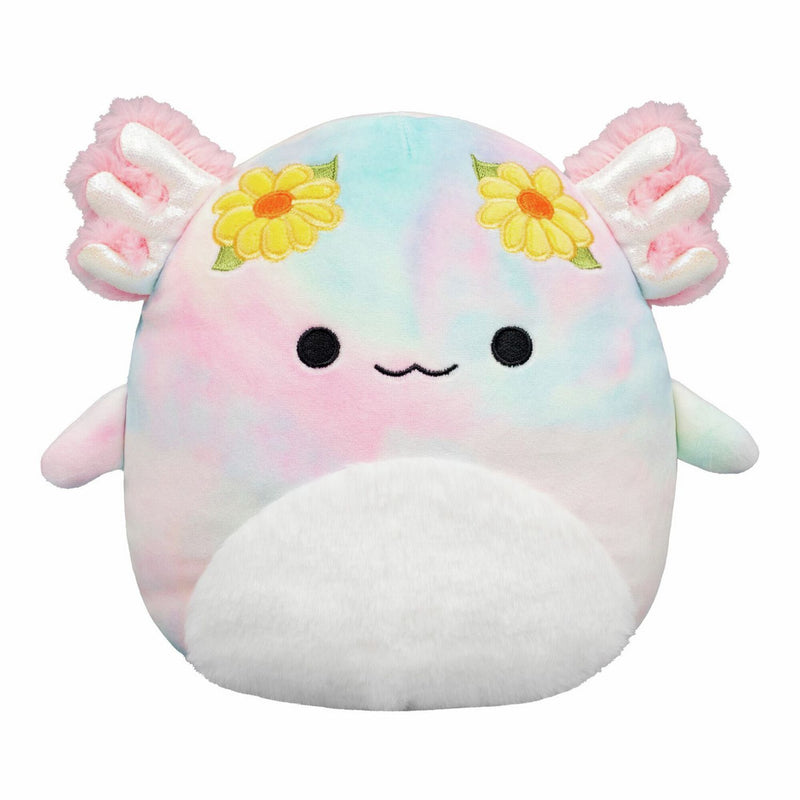 Squishmallows soft toy Tinley the tie-dye axolotl 7.5 inch, UK version