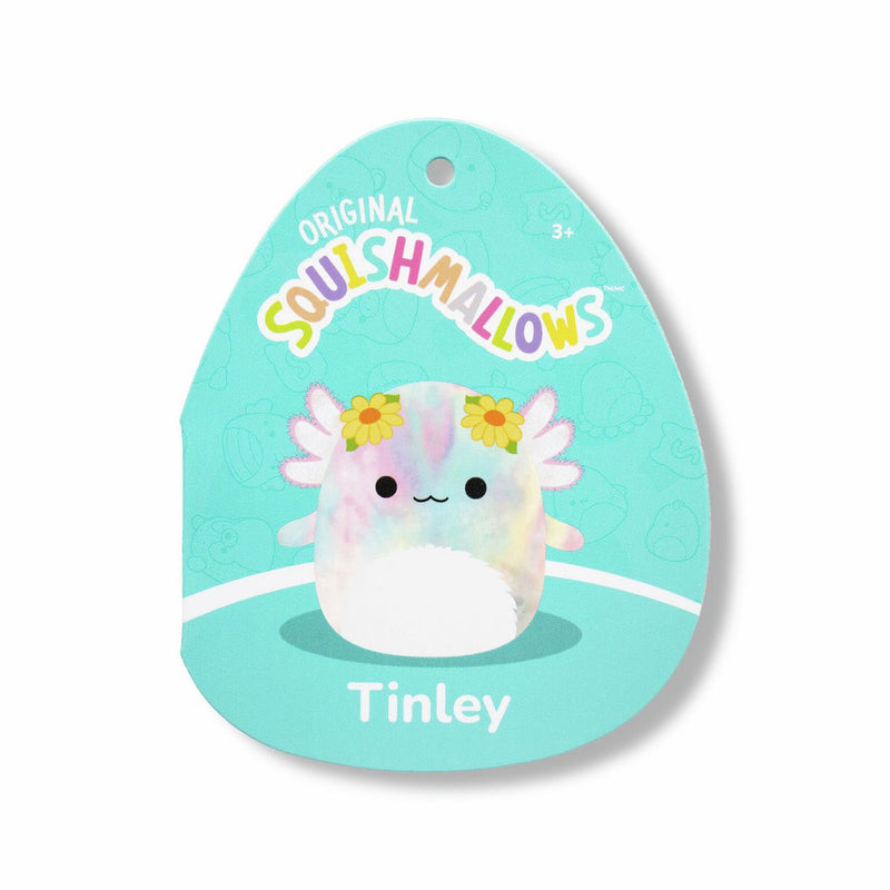 Squishmallows soft toy Tinley the tie-dye axolotl 7.5 inch, UK version