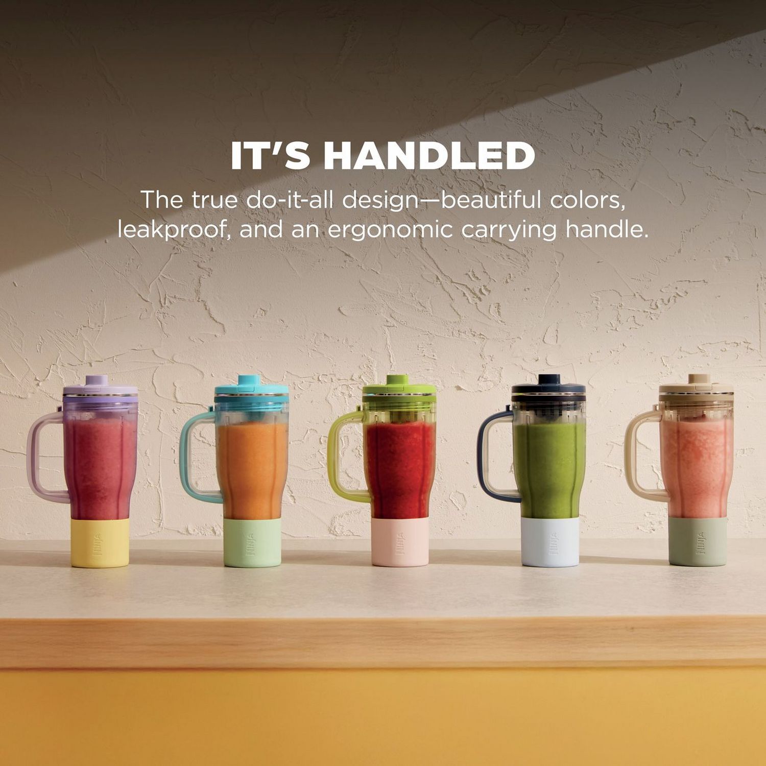 Ninja BlendBoss travel tumbler 710ml Stone - British product