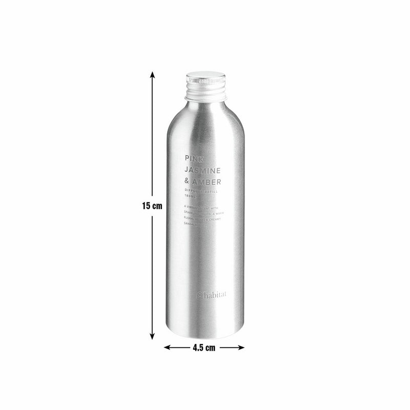Habitat diffuser refill Pink Jasmine and Amber 180ml, imported from the UK