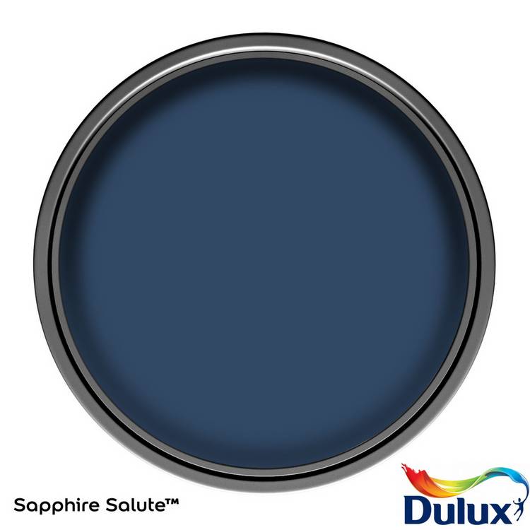 Dulux matt paint Sapphire Salute 2.5L - British product