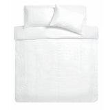 Argos Home embroidered dot white bedding set single, imported from the UK