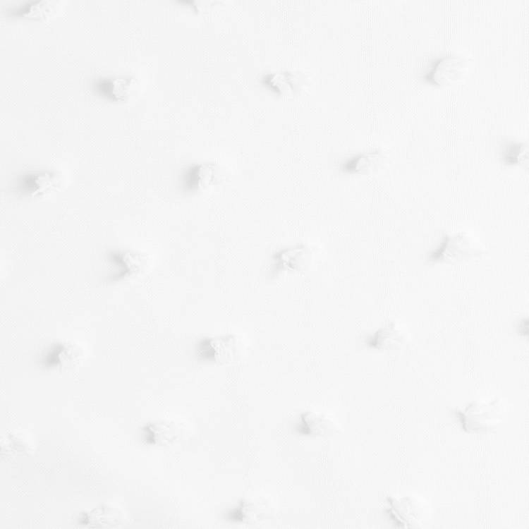 Argos Home embroidered dot white bedding set single, imported from the UK