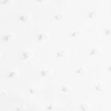 Argos Home embroidered dot white bedding set single, imported from the UK