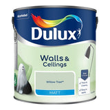 Dulux Walls & Ceilings Matt Paint Willow Tree 2.5L - British product
