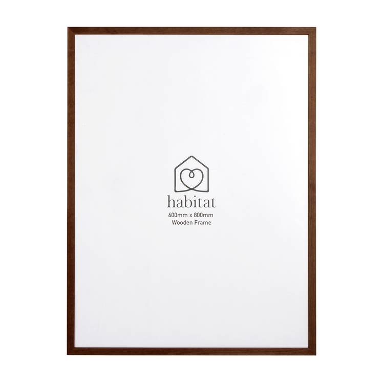 Habitat walnut Ontario picture frame 60x80cm, imported from the UK