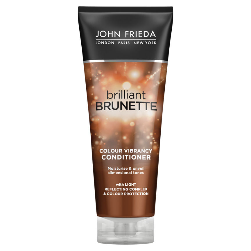 John Frieda Brilliant Brunette Colour Protecting Moisturising Conditioner Haircare & Styling ASDA   