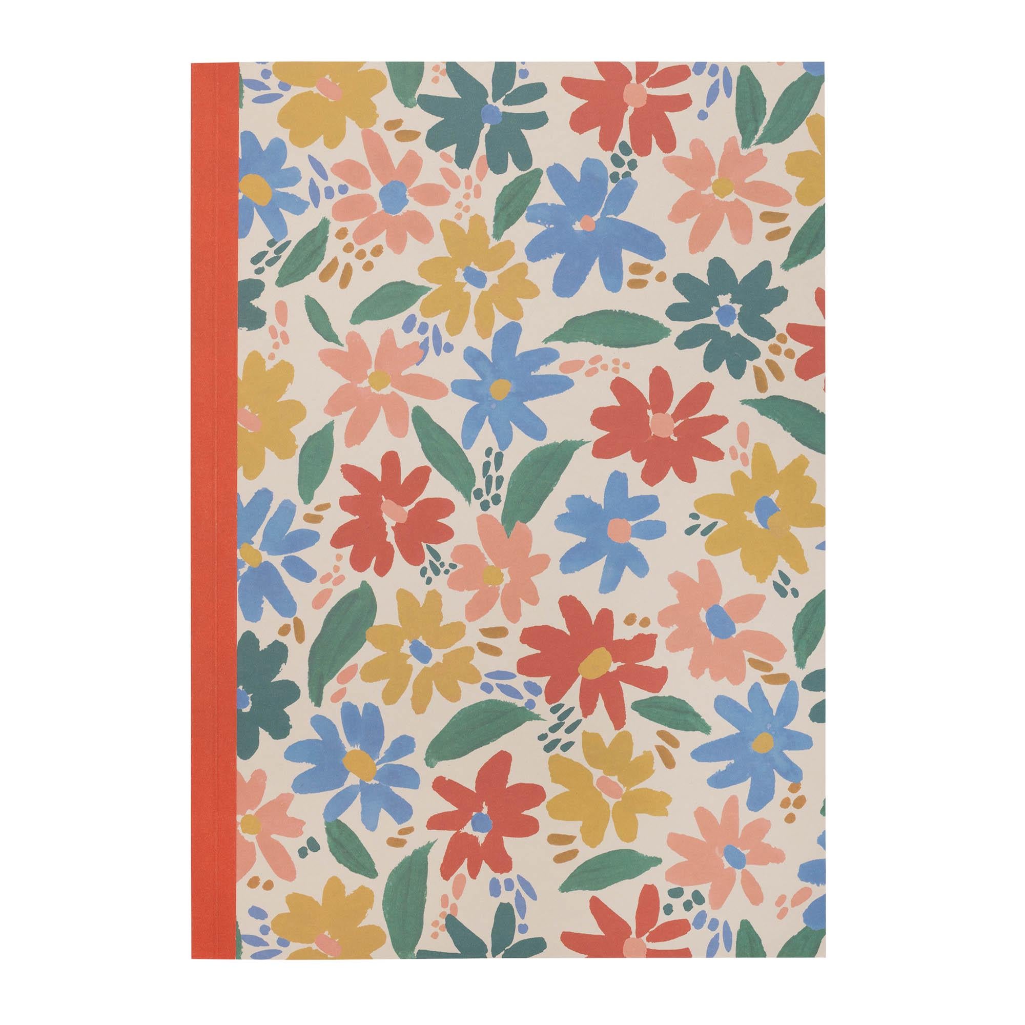 Sainsbury's Home Floral Bound Notebook A4 GOODS Sainsburys   