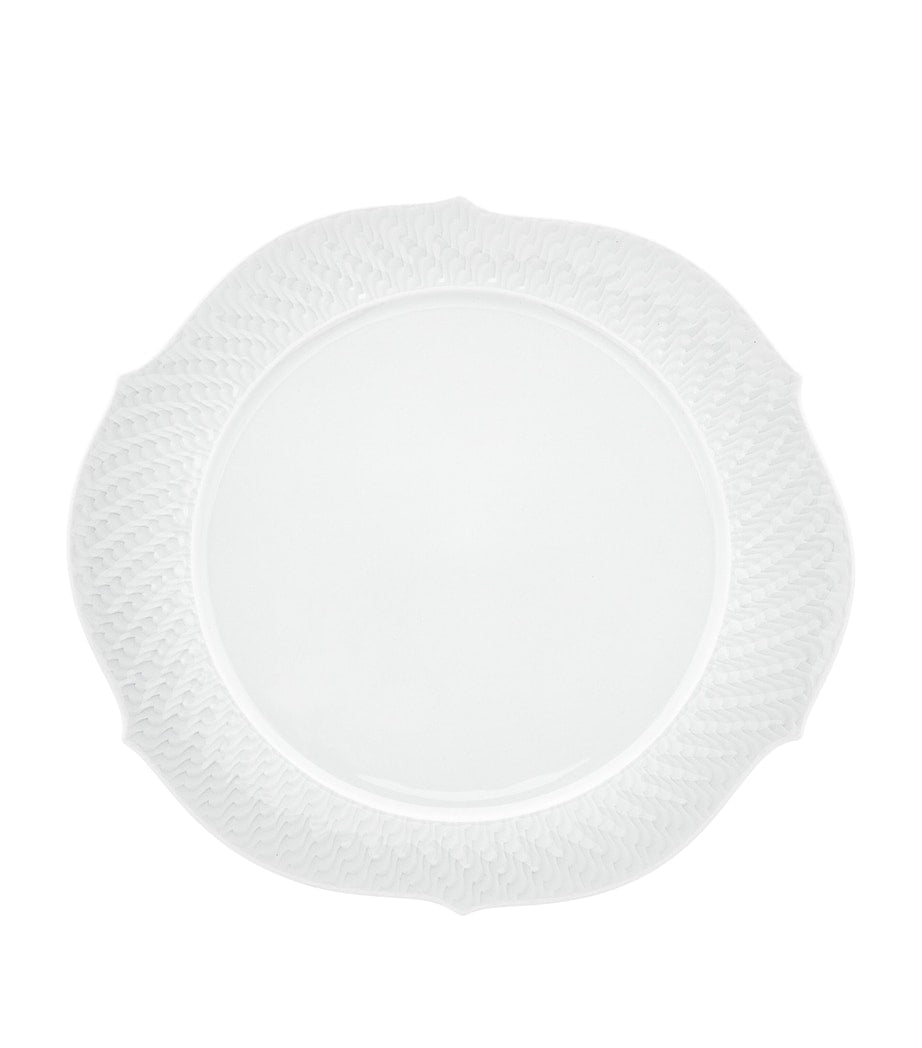 Meissen porcelain cake platter wave relief 26.5cm - British product