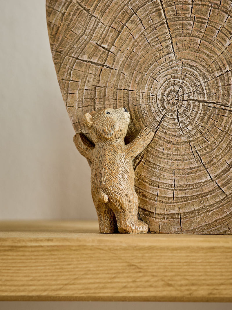 Natural Bertie the Bear Monogram Ornaments