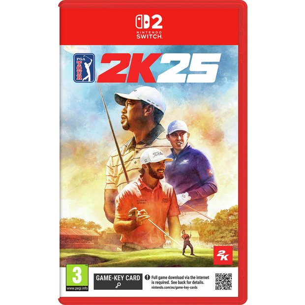 PGA TOUR 2K25 Nintendo Switch 2 game, imported from the UK