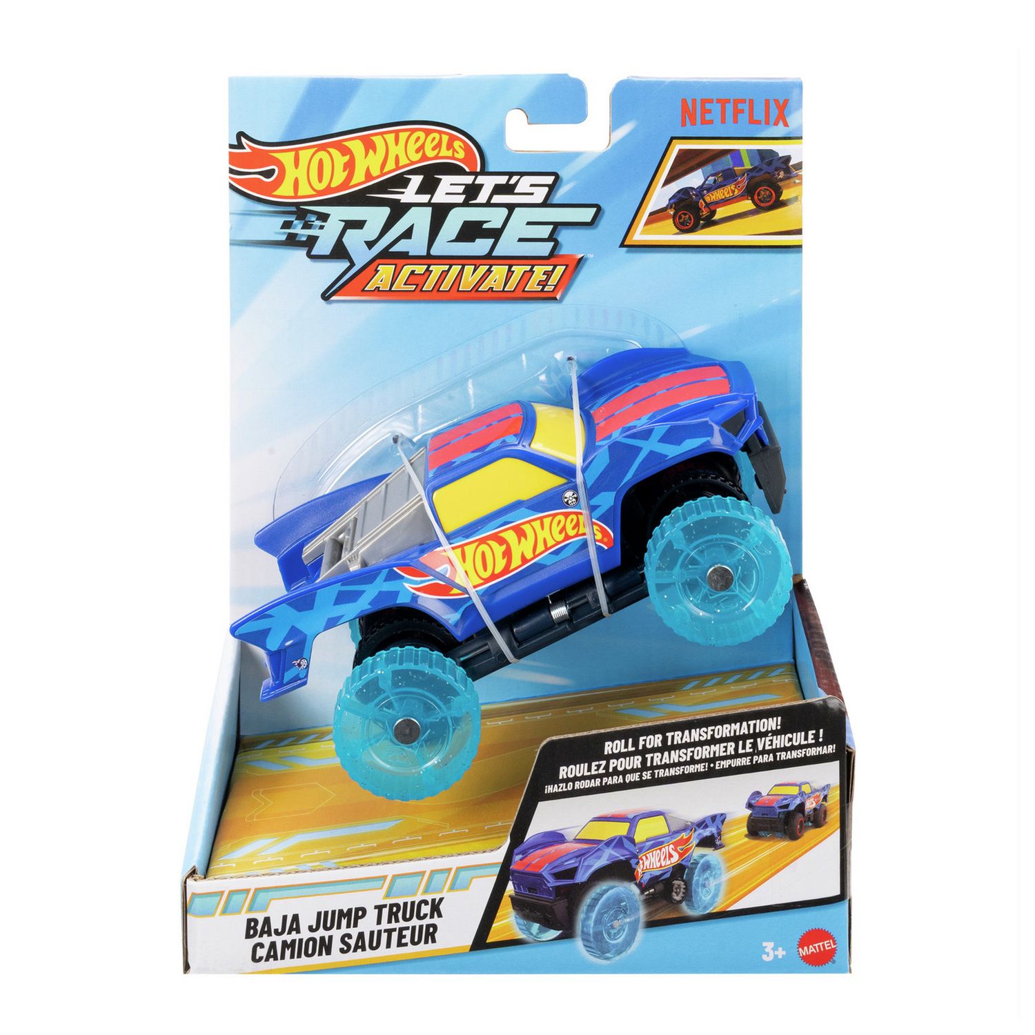 Hot Wheels Let's Race Activate! toy car 1:32 scale, imported from the UK