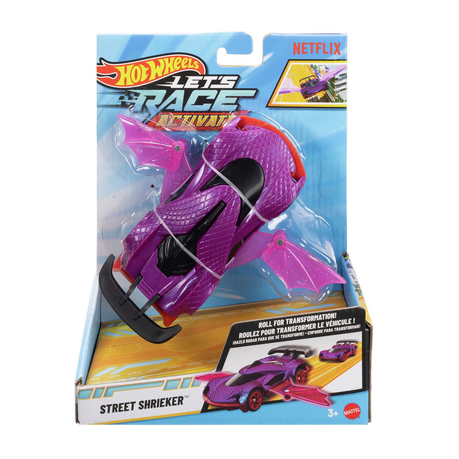 Hot Wheels Let's Race Activate! toy car 1:32 scale, imported from the UK