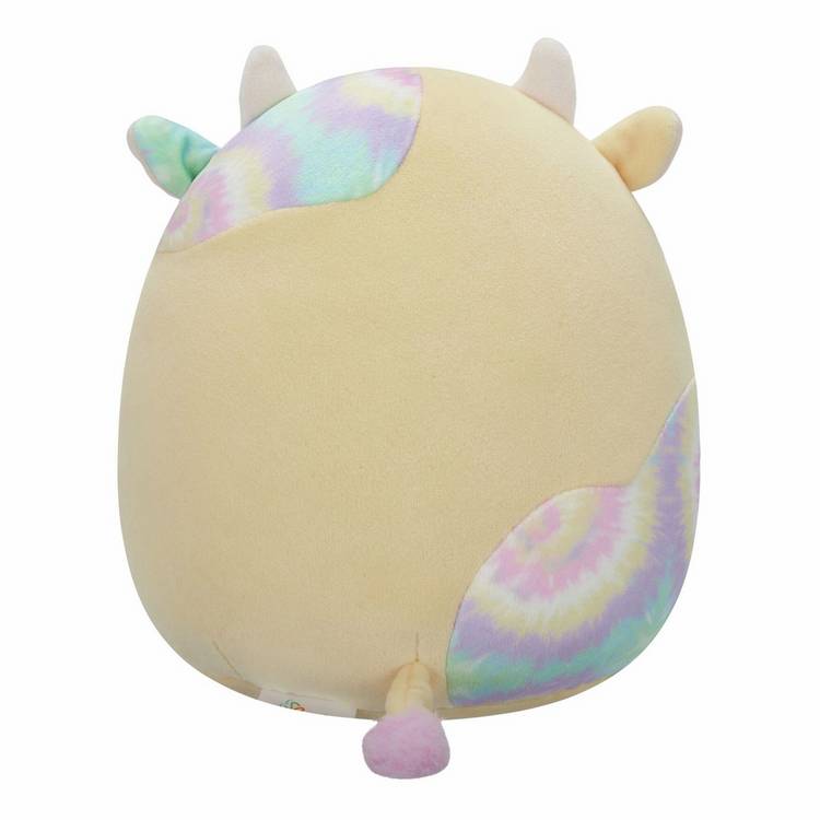 Squishmallows soft toy Rina the Yellow Cow 7.5-inch (British brand)