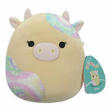 Squishmallows soft toy Rina the Yellow Cow 7.5-inch (British brand)