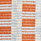 Habitat striped grid woven cushion orange 43x43cm, imported from the UK
