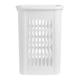 Argos Home white laundry hamper 54L, imported from the UK