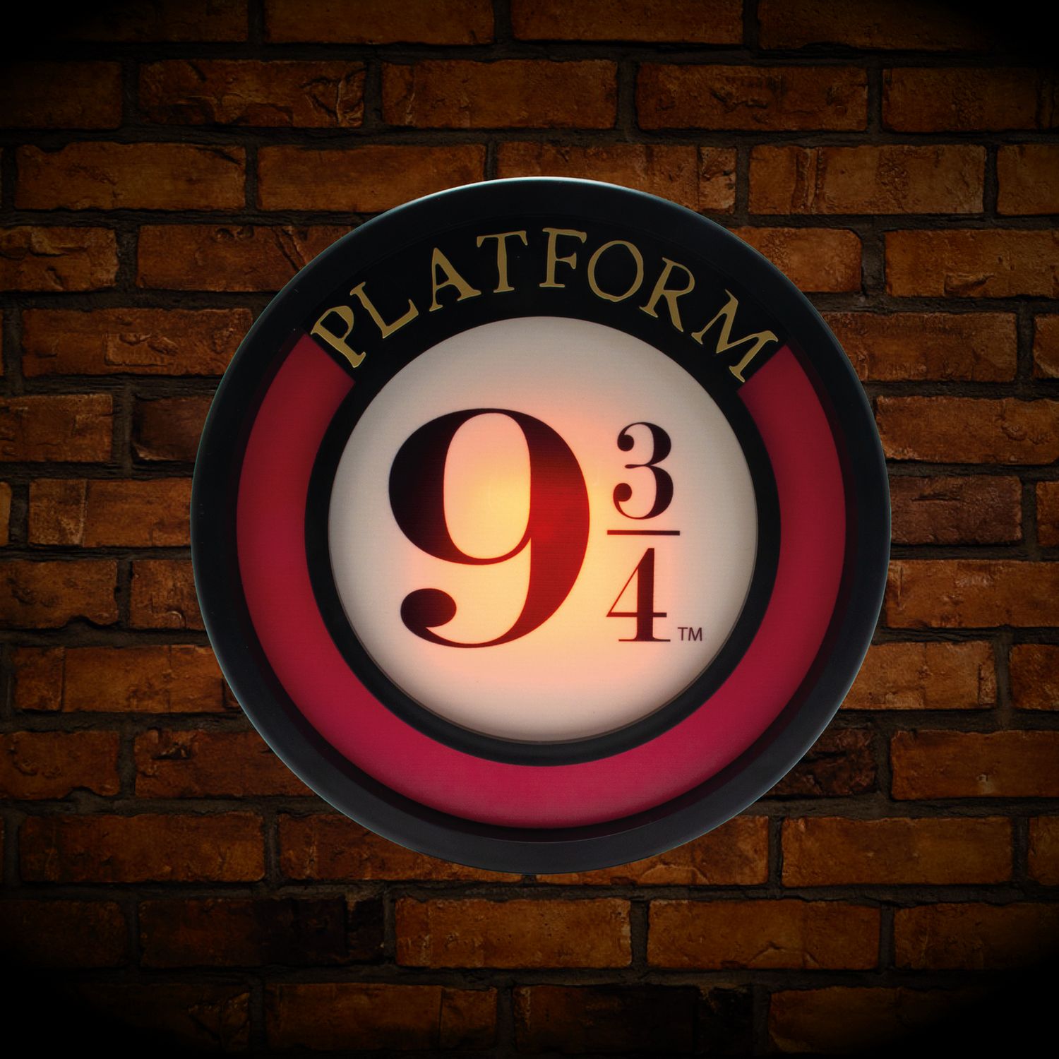 Warner Brothers Harry Potter Platform 9 3/4 lamp white 21cm - British product