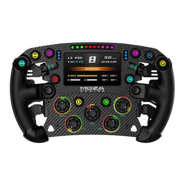 MOZA Racing FSR V2 racing wheel digital dashboard - British product