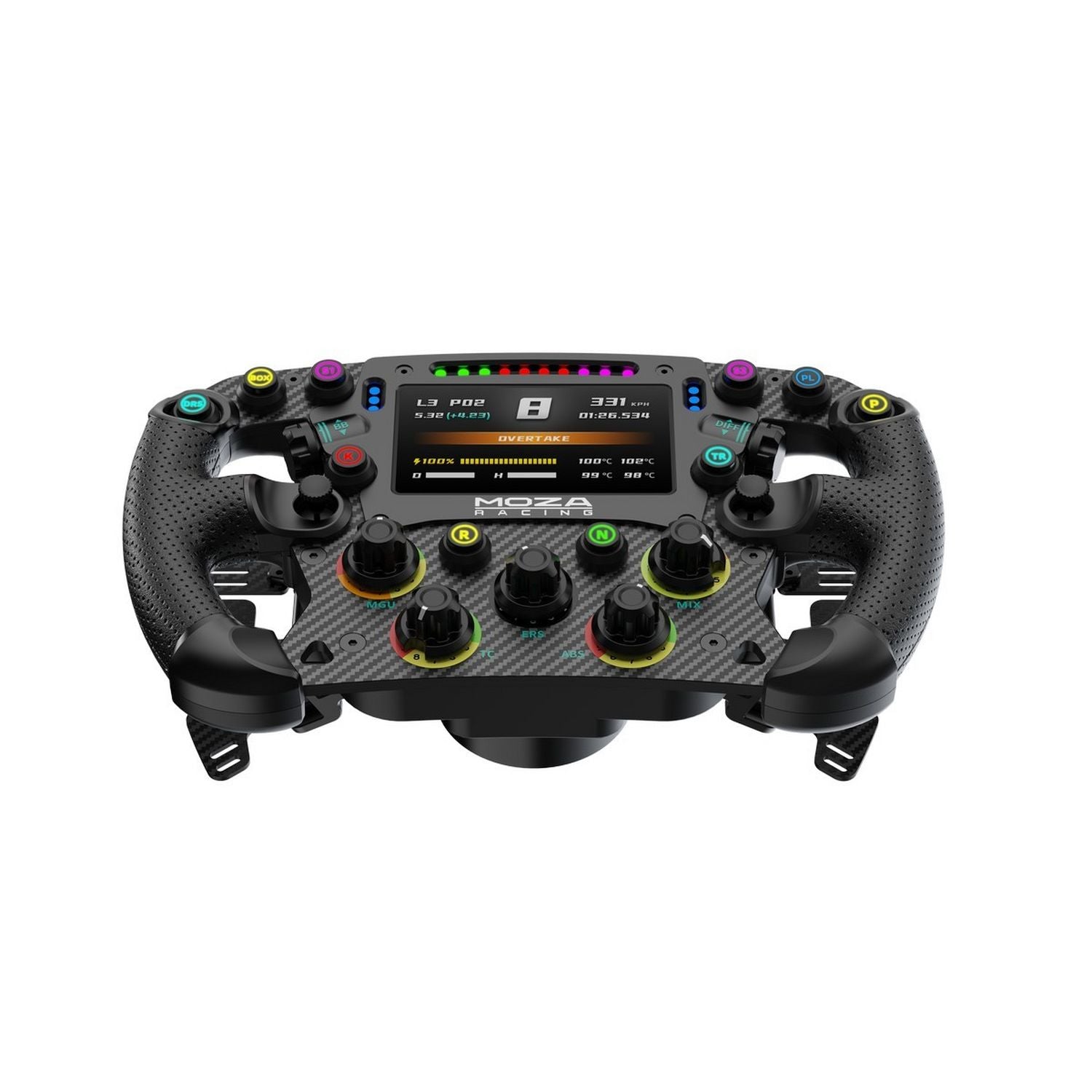 MOZA Racing FSR V2 racing wheel digital dashboard - British product