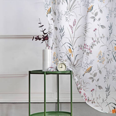 Argos Habitat Birds Voile Curtain Multicoloured 140x229cm- Buy online at McGrocer