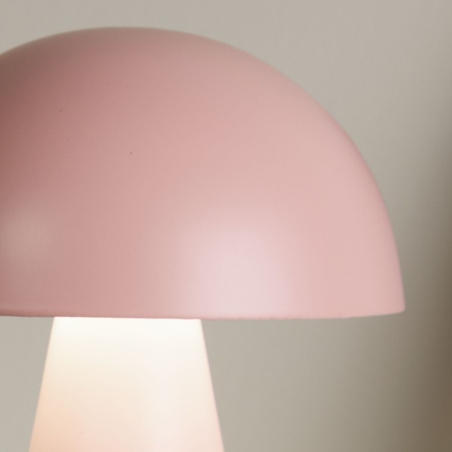 Searchlight Dome Rechargeable LED Table Lamp - Pink